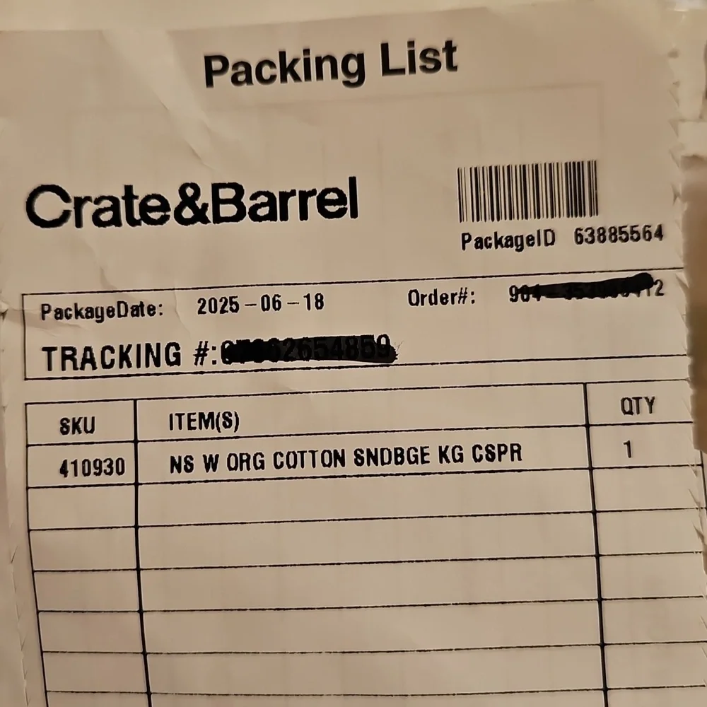NWT Crate & Barrel Favorite Washed Organic Cotton Sand Beige King Pillowcases. 2